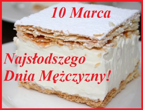 Kremówka na dzień mężczyzny